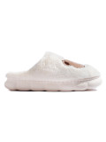 Pantofole in pelliccia bianche TEDDY