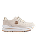 Sneakers sportivo-elegante beige/oro