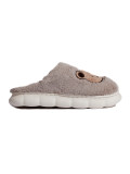 Pantofole in pelliccia beige scuro TEDDY