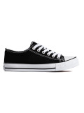 Sneakers in tela da donna nero