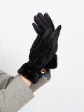 Guanti da donna neri per l'inverno
