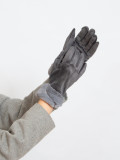 Guanti da donna grigi per l'inverno
