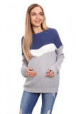 Maglione premaman a maniche lunghe