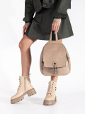 Zaino da donna beige classico