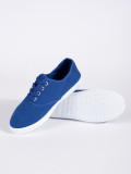 Sneakers blu con lacci per bambini