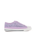 Sneakers viola perforate