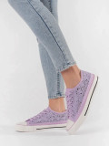 Sneakers viola perforate