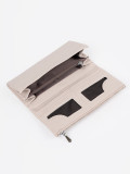 Portafoglio classico in beige chiaro
