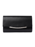 Elegante borsa nera con catena