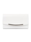 Clutch bianca con catena