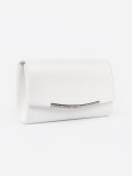 Clutch bianca con catena