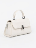 Borsa piccola beige chiaro con manico