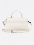 Borsa piccola beige chiaro con manico