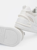 Sneakers bianche con pizzo