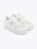 Sneakers bianche con pizzo