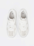Sneakers bianche con pizzo