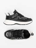 Sneakers nere con inserti decorativi