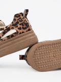 Sneakers da donna in stampa leopardata