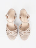 Sandali eleganti beige Sergio Leone