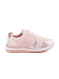 Sneakers rosa con motivo floreale