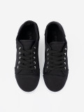 Sneakers nere con lacci