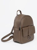 Zaino elegante beige in ecopelle