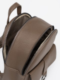 Zaino elegante beige in ecopelle