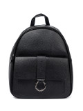 Zaino nero da donna in ecopelle