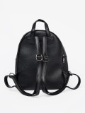 Zaino nero da donna in ecopelle