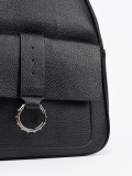 Zaino nero da donna in ecopelle