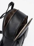 Zaino nero da donna in ecopelle