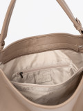 Borsa a spalla beige classica
