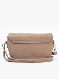 Borsa beige a forma di cuore