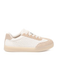 Sneakers perforati beige chiaro
