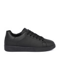 Sneakers nere con finitura opaca