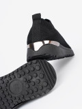 Sneakers nere sportive slip-on con tomaia in tessuto
