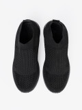 Sneakers nere sportive slip-on con tomaia in tessuto