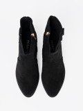 Stivaletti neri in suede