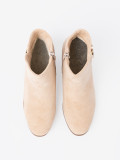 Stivaletti eleganti in beige chiaro
