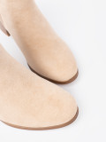 Stivaletti eleganti in beige chiaro