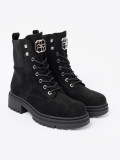 Worker eleganti neri con cristalli scintillanti