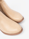 Stivaletti beige comodi con arricciature