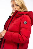 Giacca invernale extra calda con peluche blu scuro/gri
