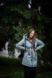 Cappotto/parka di transizione kaki