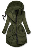 Cappotto/parka di transizione kaki