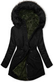 Parka invernale reversibile nero