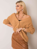 Pullover oversize OCH BELLA color cammello