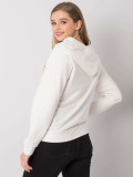 Felpa ecru con zip
