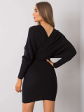 Abito in maglia nero da donna OCH BELLA