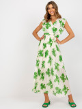 Elegante vestito midi verde